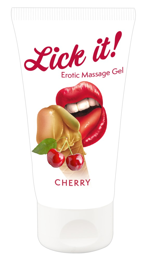 Ulei Masaj Erotic Cirese Lick It Erotic Massage Gel Cherry 50 ml [1]