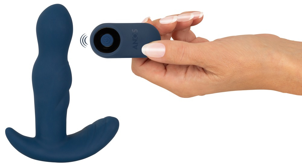 Vibrator Anal ANOS RC Rotating Prostate Plug with Vibration [7]
