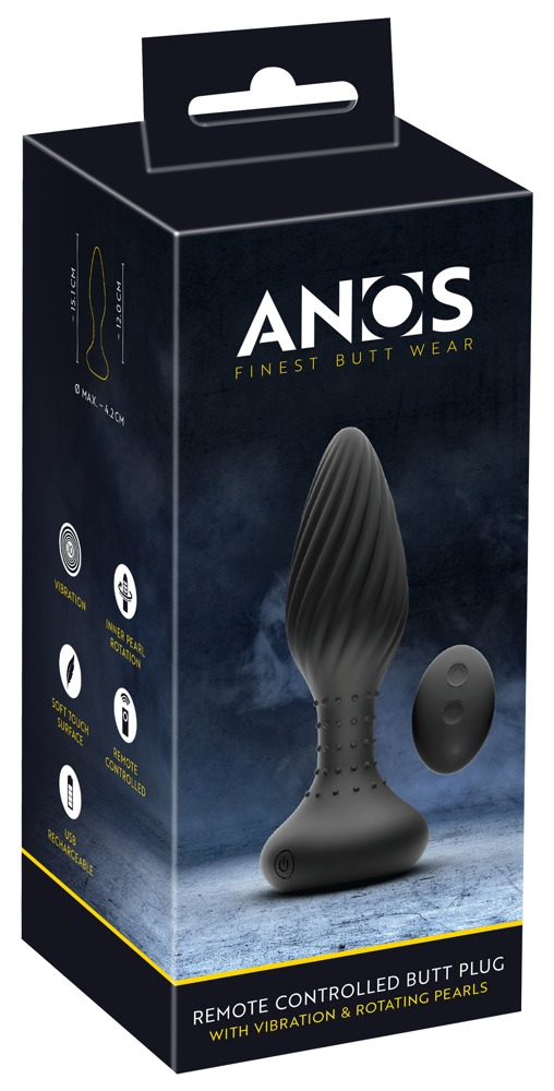 Vibrator Anal ANOS Remote Controlled Butt Plug [9]