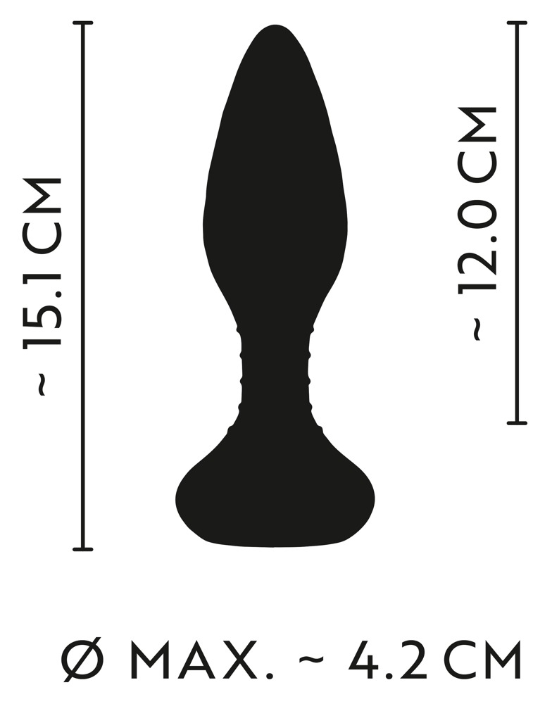 Vibrator Anal ANOS Remote Controlled Butt Plug [8]