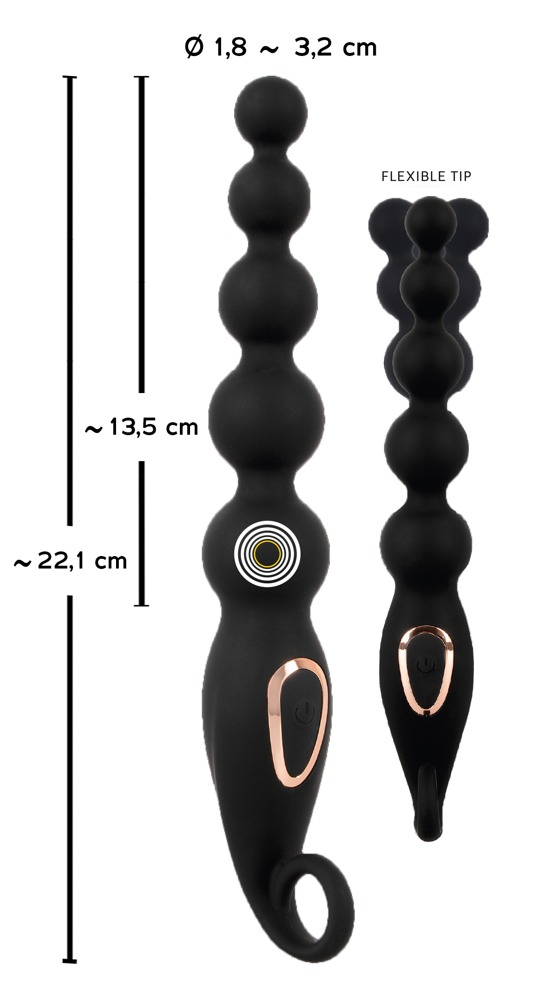 Vibrator Anos Anal Beads with Vibration [8]
