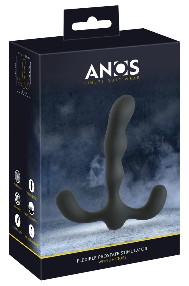 Vibrator Anos Flexible Prostate Stimulator with 3 Motors [13]