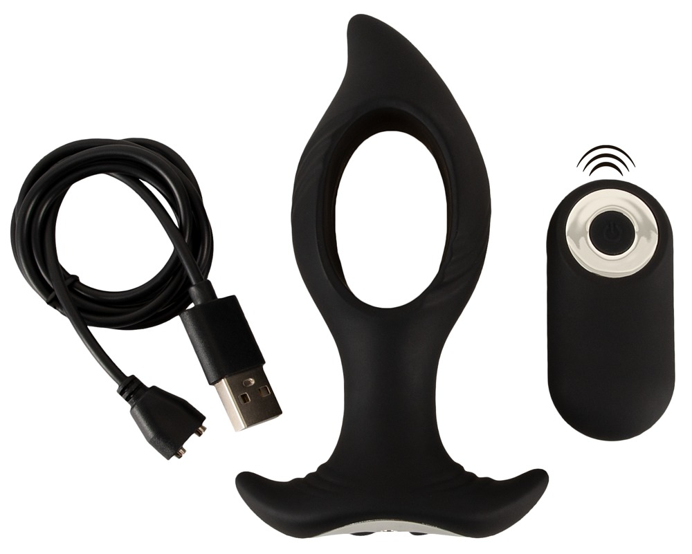 Vibrator Anos RC Butt Plug with a Hole [12]
