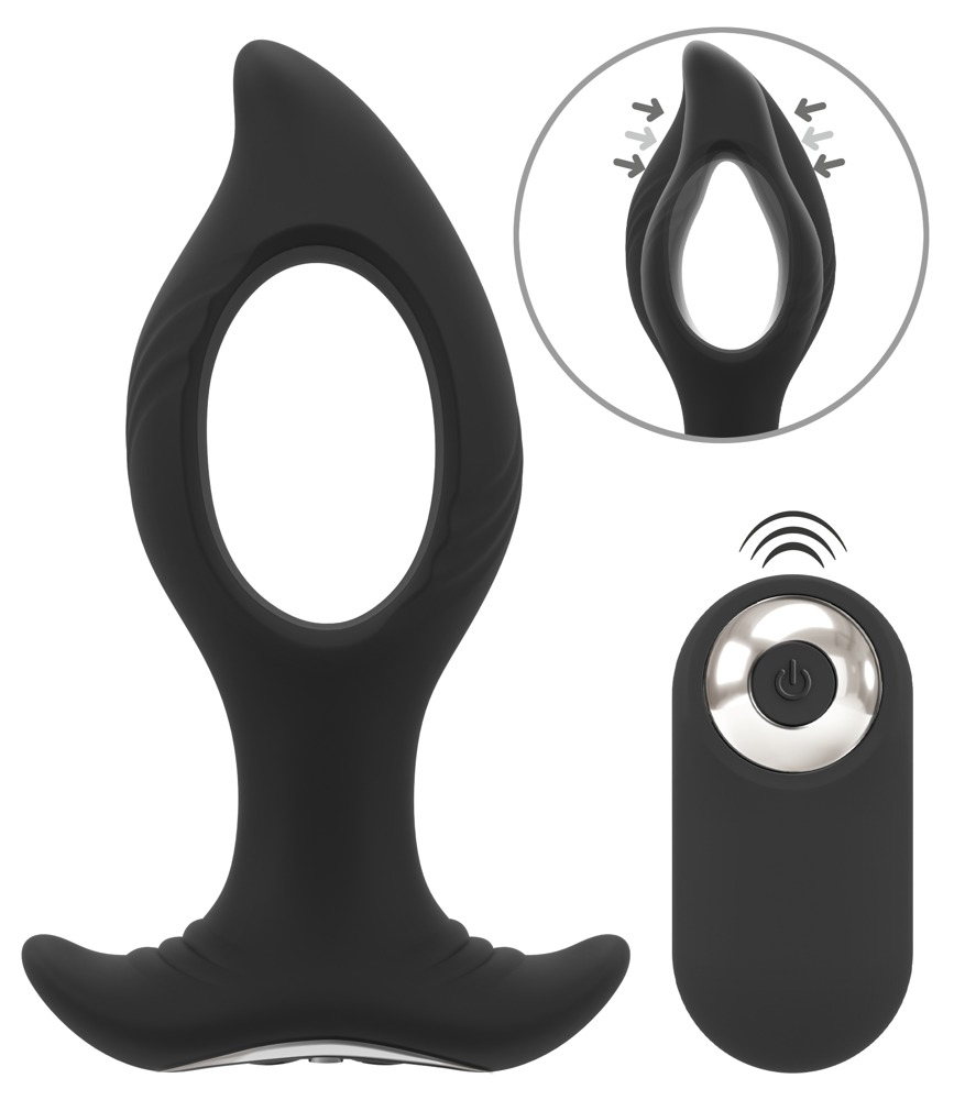 Vibrator Anos RC Butt Plug with a Hole [1]