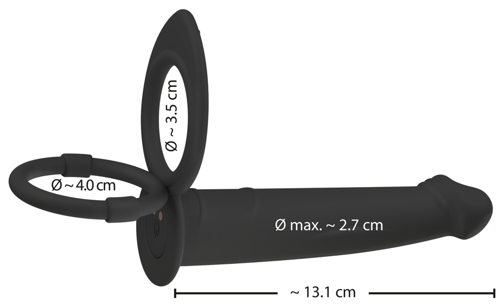 Vibrator Black Velvets RC double fucker [11]