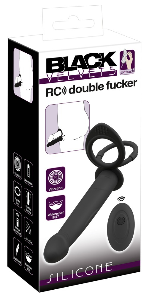 Vibrator Black Velvets RC double fucker [13]