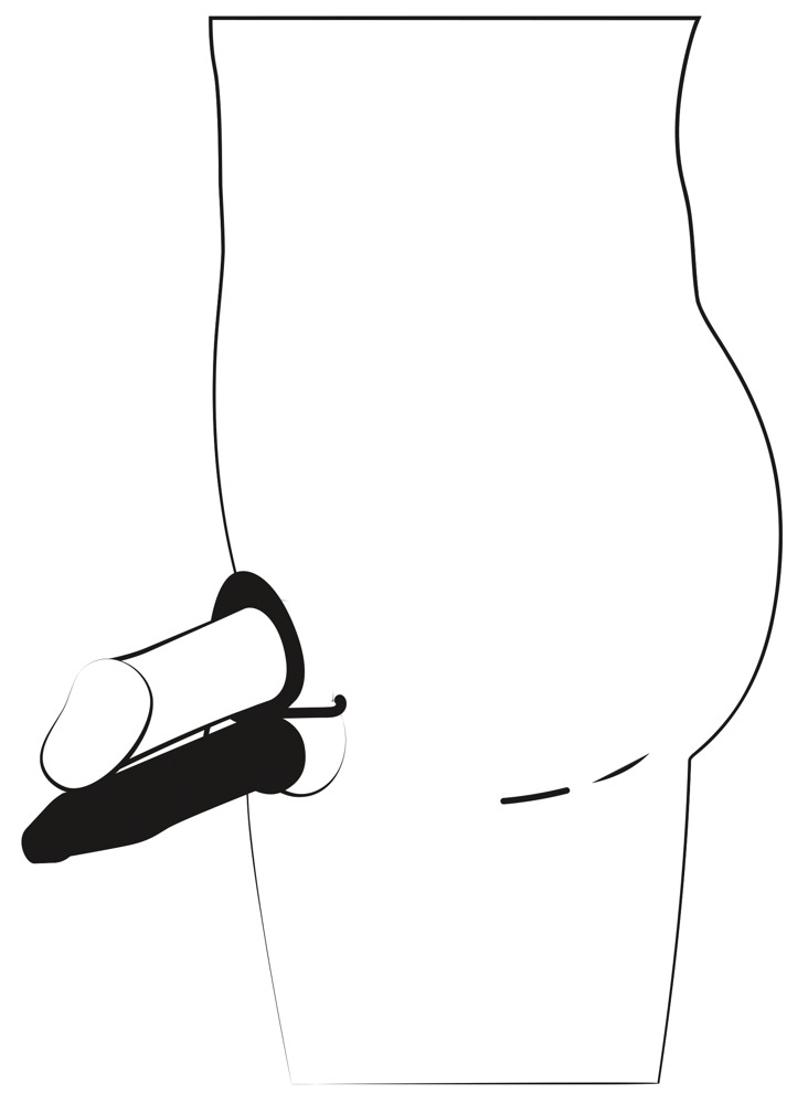 Vibrator Black Velvets RC double fucker [12]