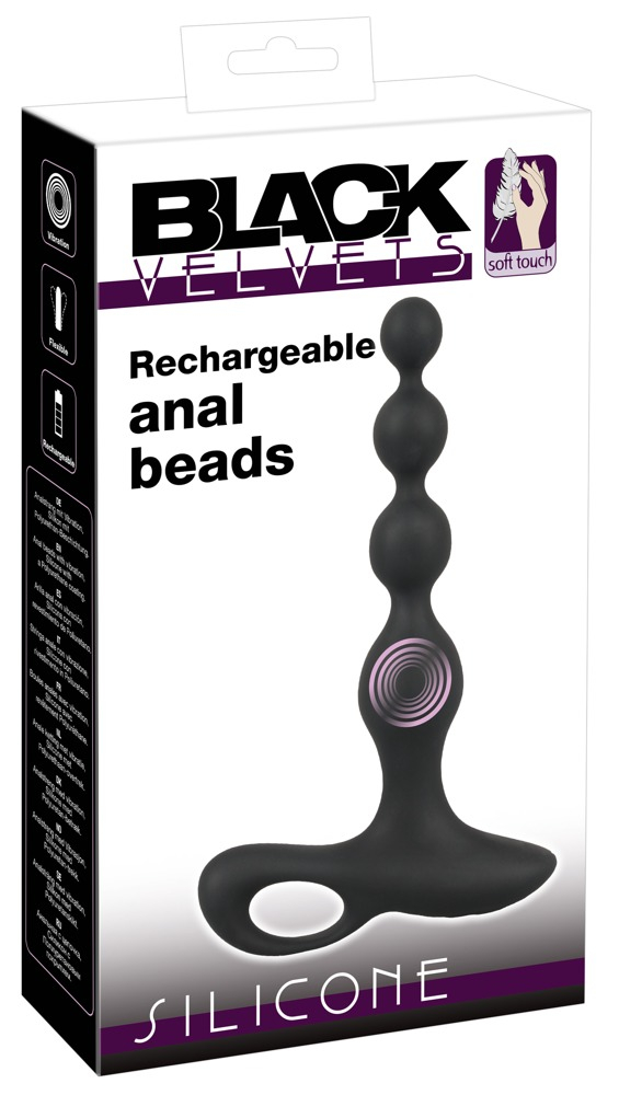 Vibrator Black Velvets Rechargeable anal beads [14]