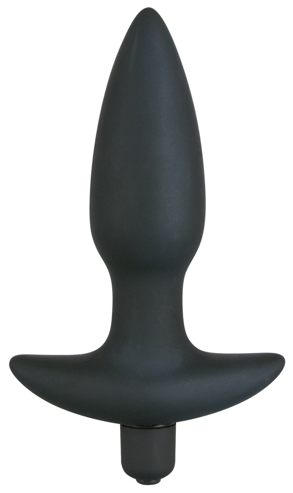 Vibrator Black Velvets Vibrating plug small 15 cm [1]