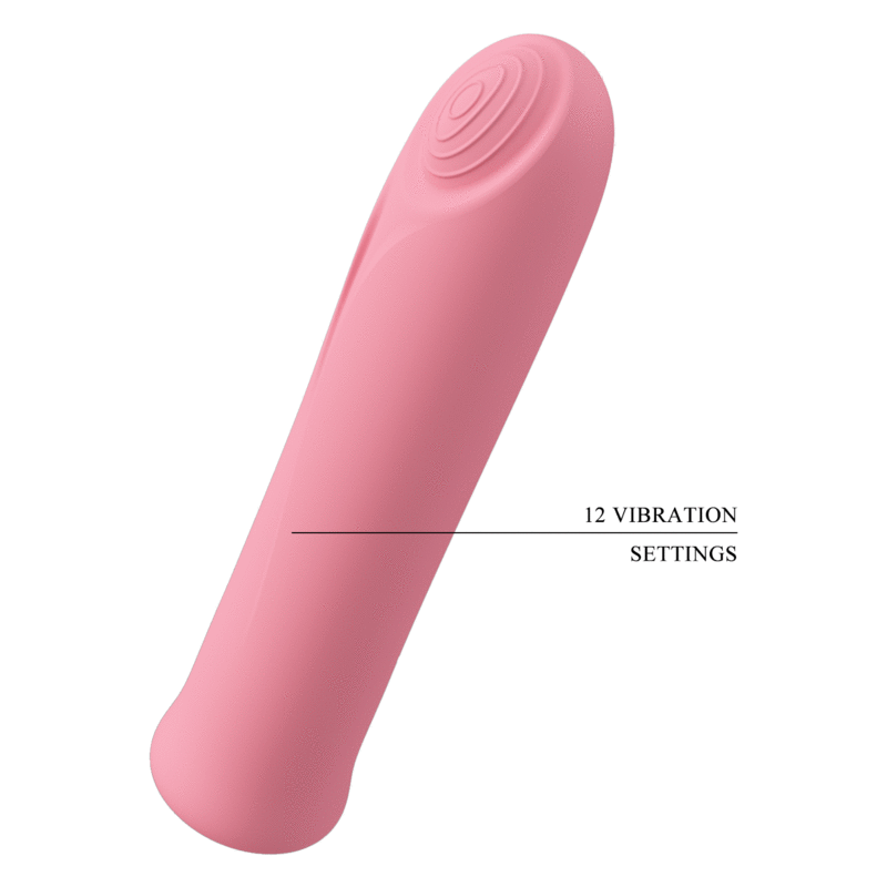 Vibrator Bullet Pretty Love Curtis Mini Super Power Vibrator 12 Pink Silicone Vibrations [1]