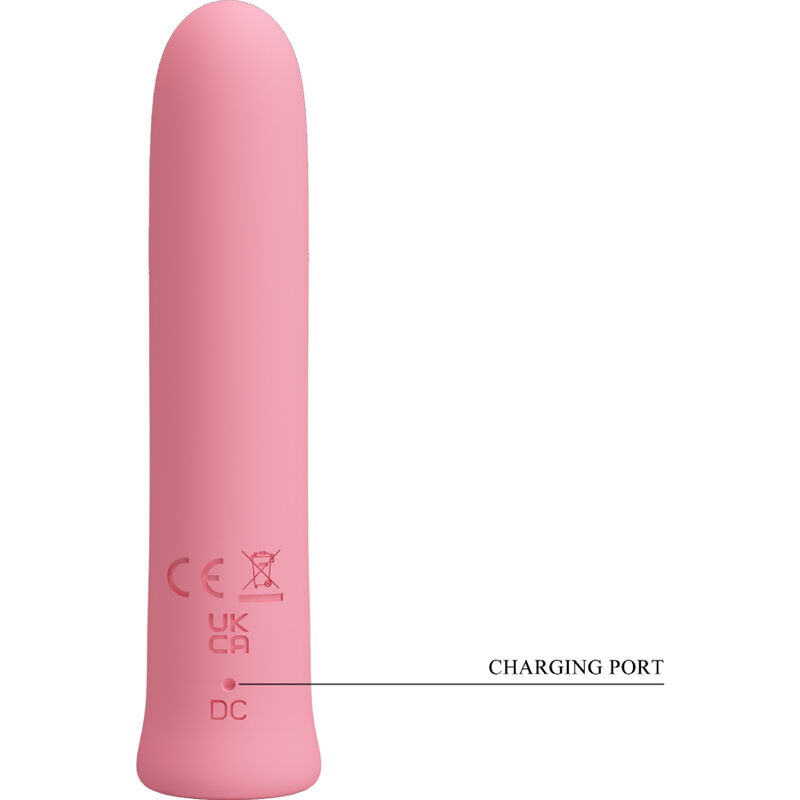 Vibrator Bullet Pretty Love Curtis Mini Super Power Vibrator 12 Pink Silicone Vibrations [6]