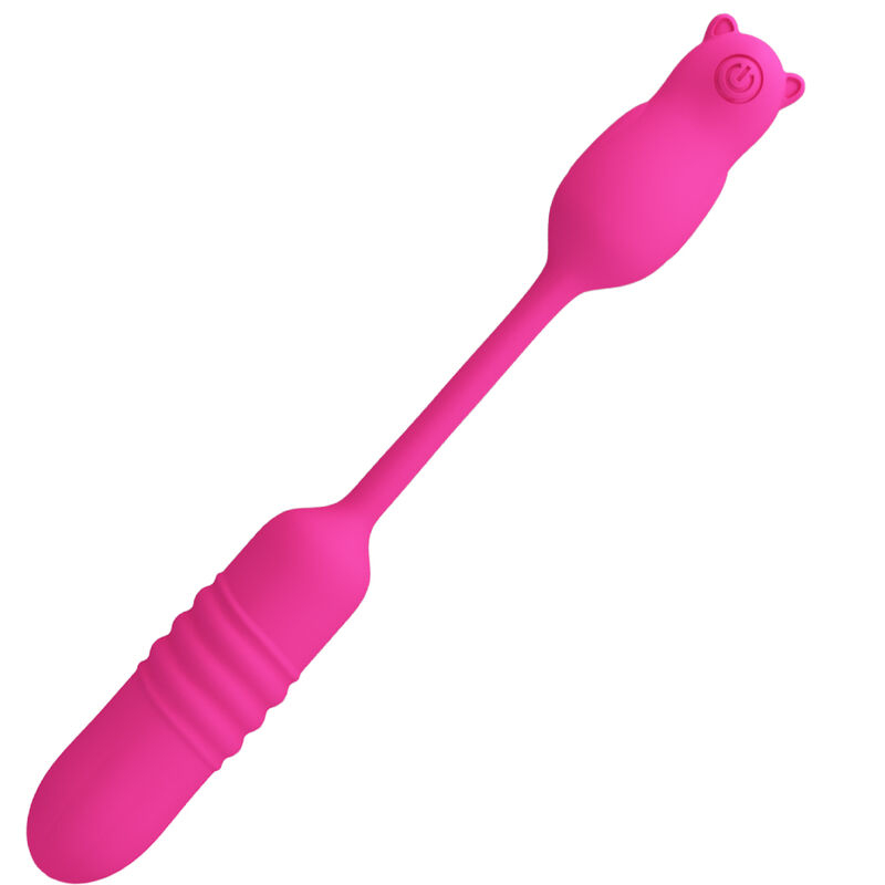 Vibrator Bullet Pretty Love Pink Silicone Vibrating Bullet [3]