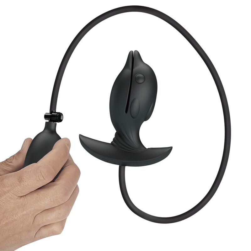 Vibrator Buttplug Anal Pretty Love Inflatable & Rechargeable Delfin Anal Plug [6]