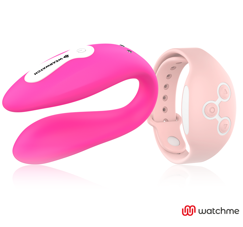 Vibrator Ceas Tip C  Wearwatch watchme dual technology vibrator fuchsia pink [1]