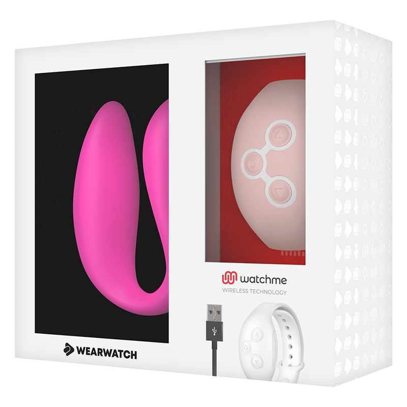 Vibrator Ceas Tip C  Wearwatch watchme dual technology vibrator fuchsia pink [7]