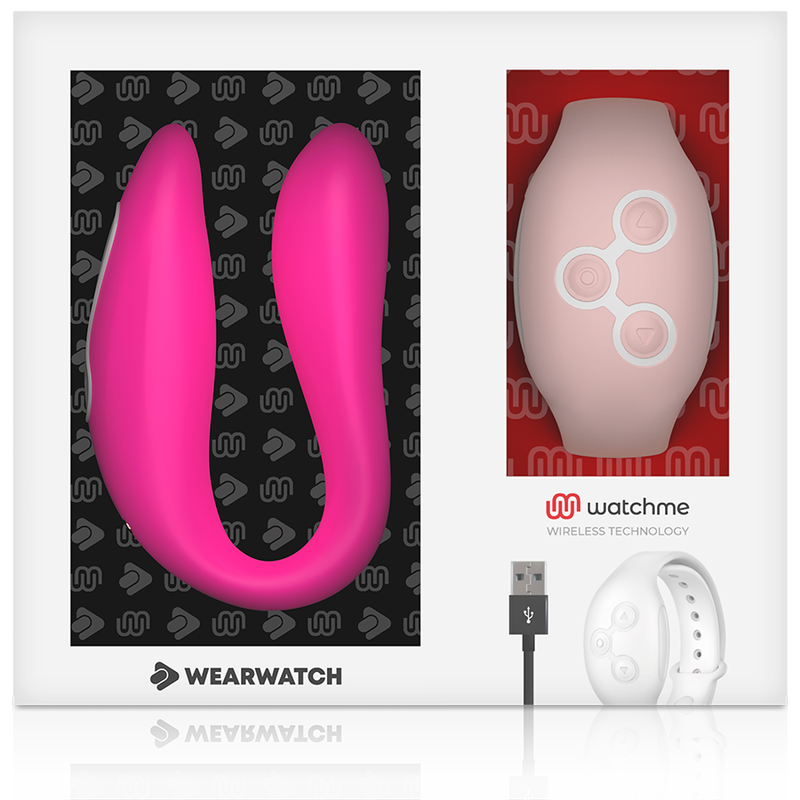 Vibrator Ceas Tip C  Wearwatch watchme dual technology vibrator fuchsia pink [6]