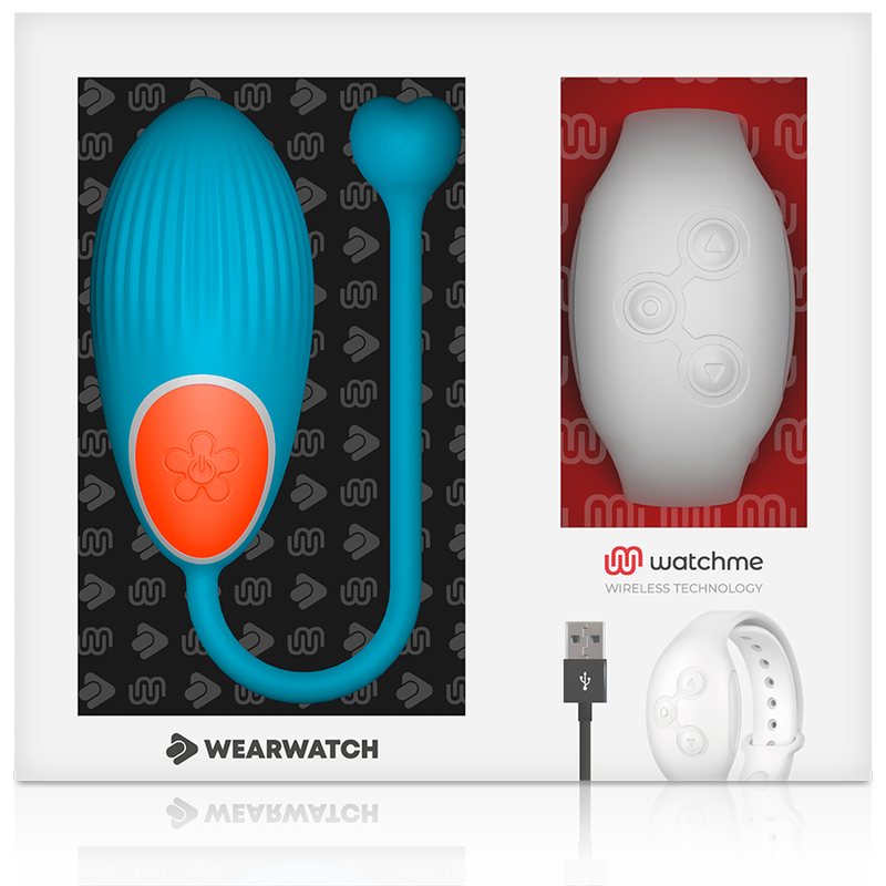 Vibrator Ceas Tip C Wearwatch watchme technology remote control egg blue / niveo [5]