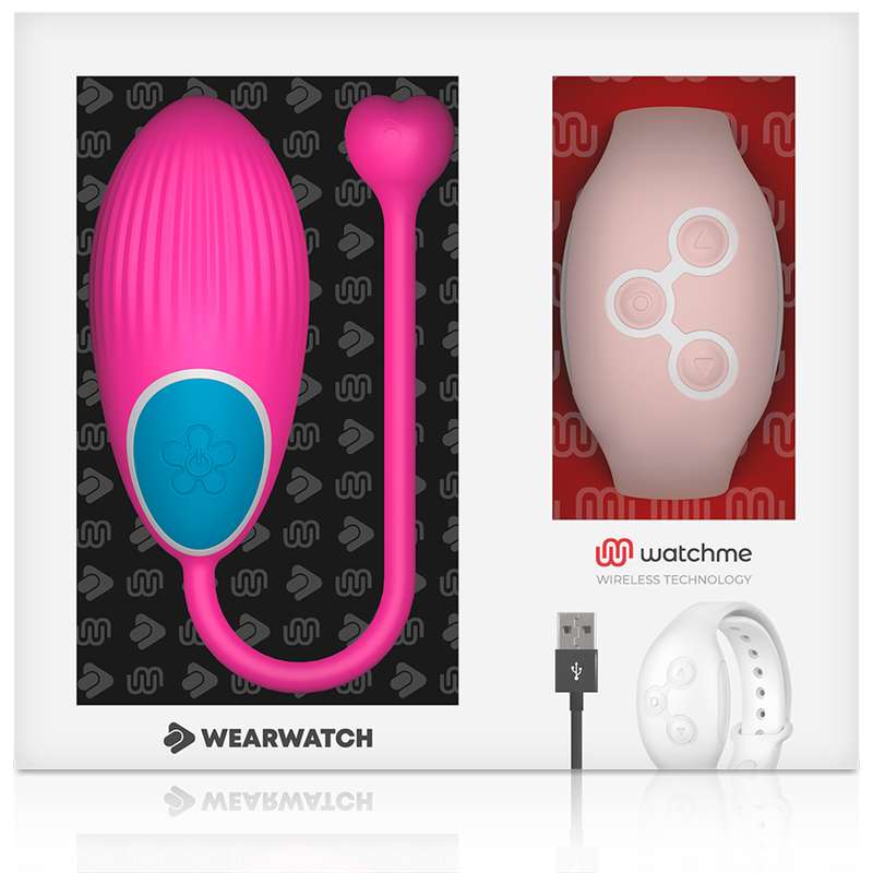 Vibrator Ceas Tip C Wearwatch  watchme technology remote control egg fuchsia pink [4]