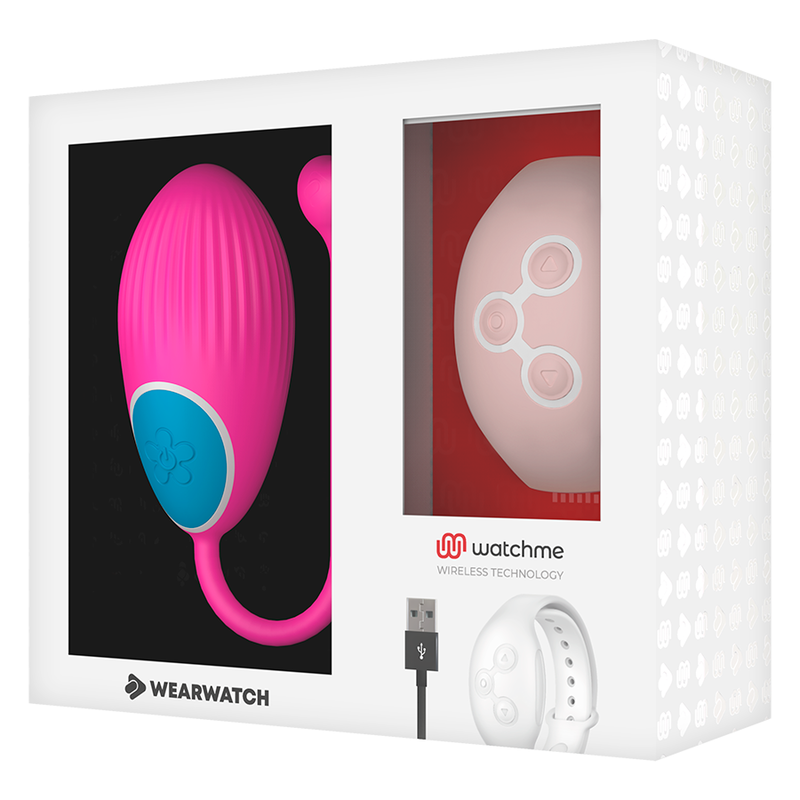 Vibrator Ceas Tip C Wearwatch  watchme technology remote control egg fuchsia pink [3]