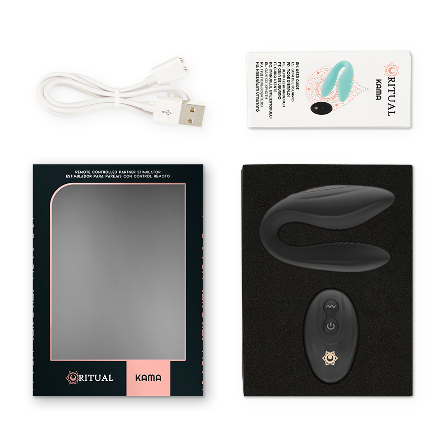 Vibrator Cuplu Rithual Kama remote control for couples [4]