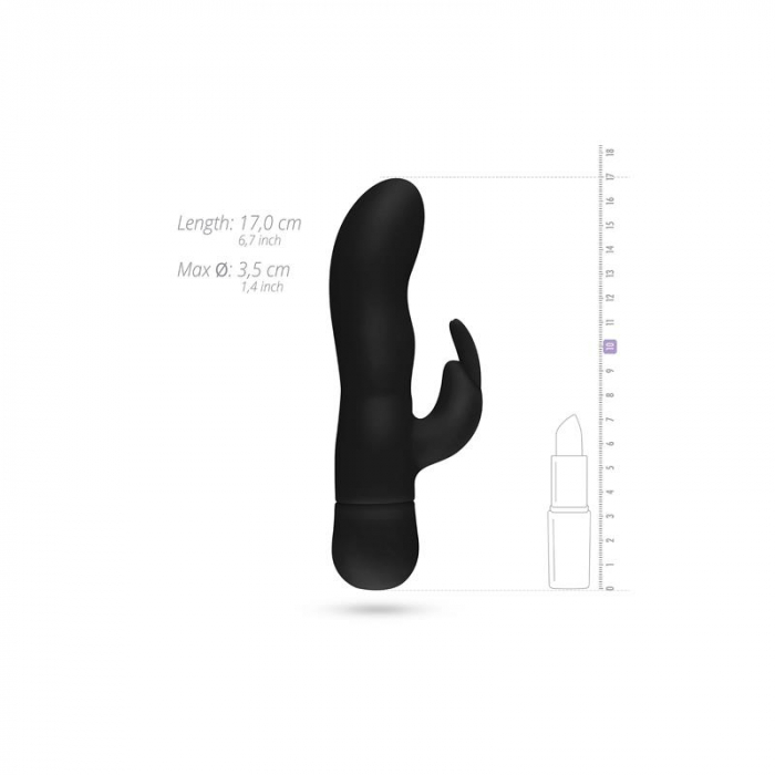 Vibrator Easy Toys Rabbit Black [2]