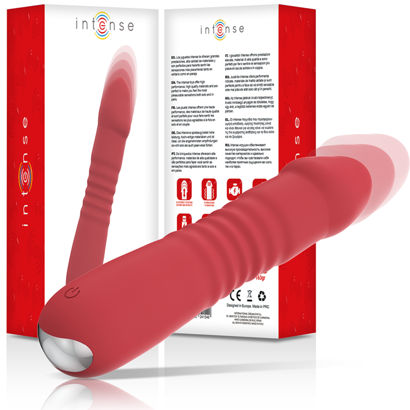 Vibrator G-spot Intense Juni Up & Down 10 Red Vibrations [1]
