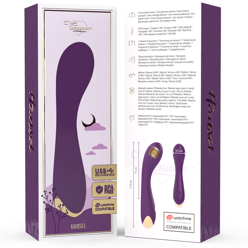 Vibrator Hansel g-spot vibrator watchme wireless technology compatible [4]