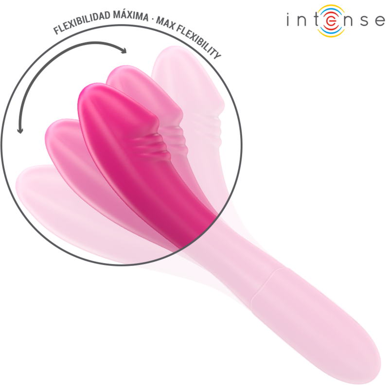 Vibrator Intense Belinda vibrator 19 cm flexible 10 vibrations pink [4]