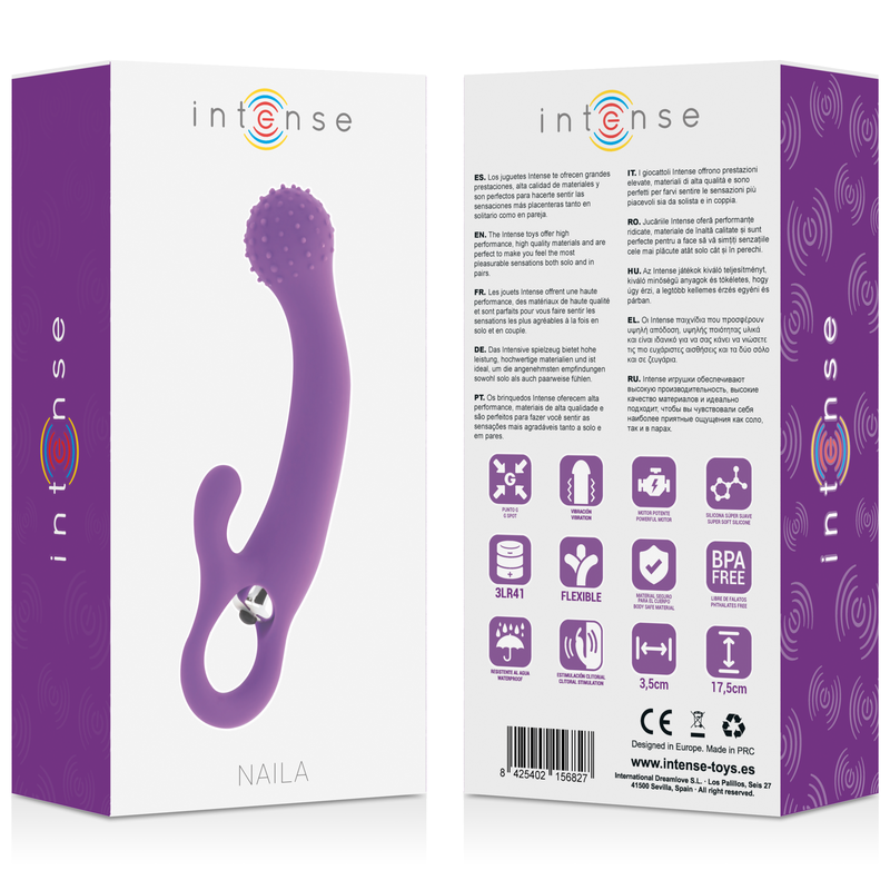 Vibrator Intense Naila vibrating silicone lilac [2]