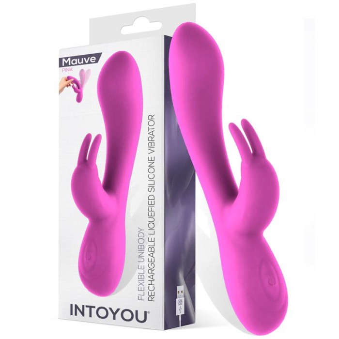 Vibrator IntoYou Mauve Liquefied Silicon Unibody Vibe USB Pink [2]