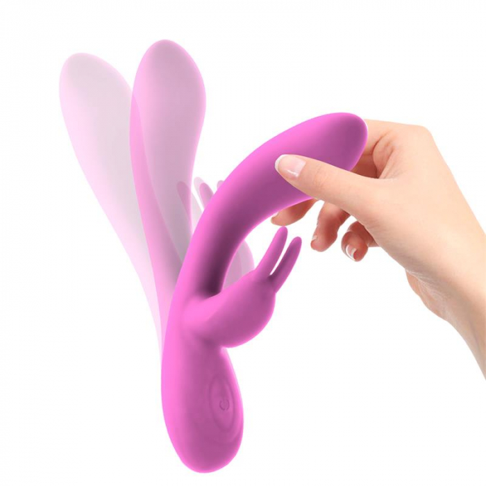 Vibrator IntoYou Mauve Liquefied Silicon Unibody Vibe USB Pink [4]