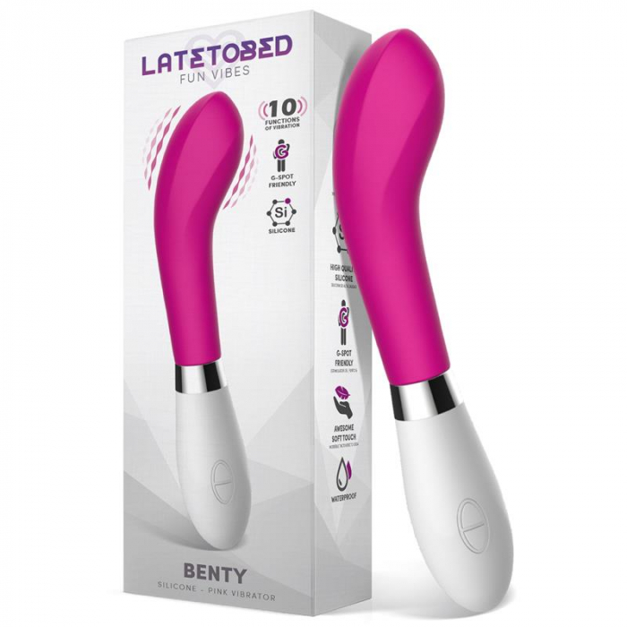 Vibrator LateToBed Benty Vibe Silicone Pink [2]