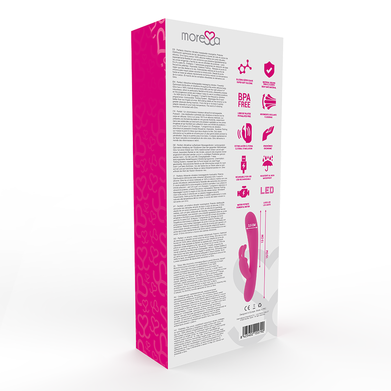Vibrator Moressa Gino premium silicone rechargeable [4]