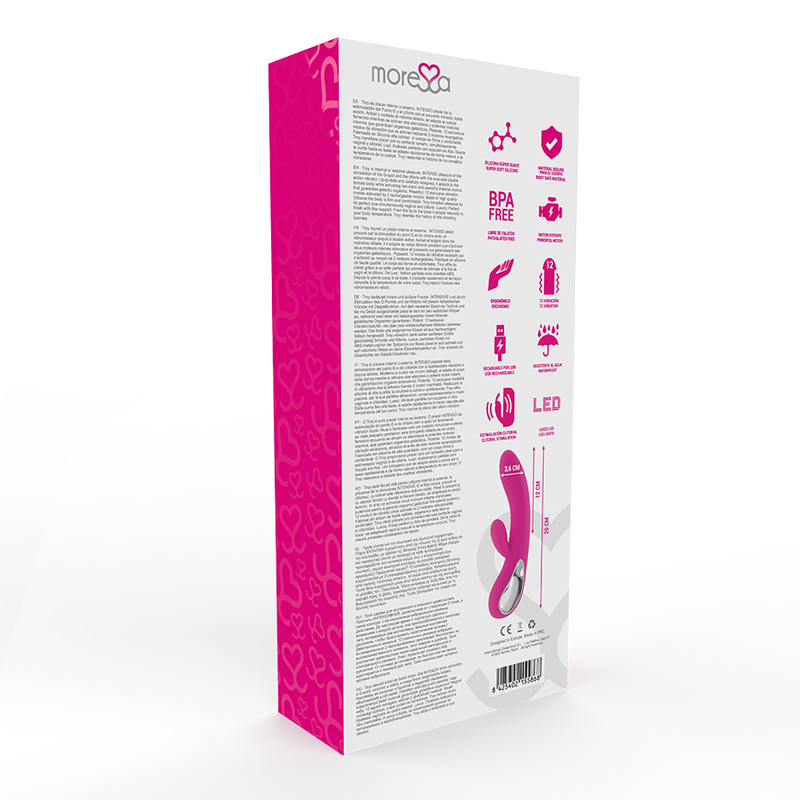 Vibrator Moressa Troy premium silicone rechargeable [3]