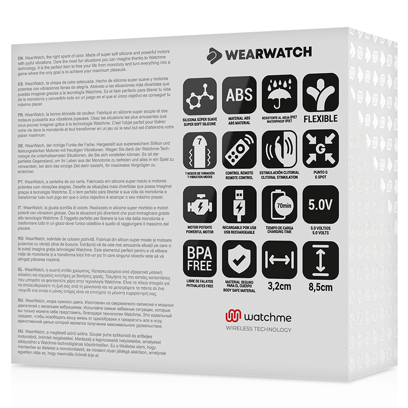 Vibrator Ou Wearwatch watchme dual technology vibrator indigo snow [5]