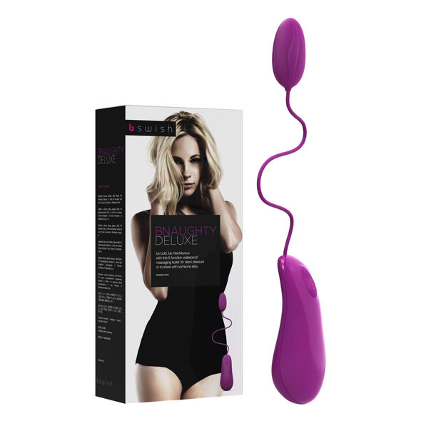 Vibrator B Swish Bnaughty Deluxe Vibrating Bullet Raspberry [3]