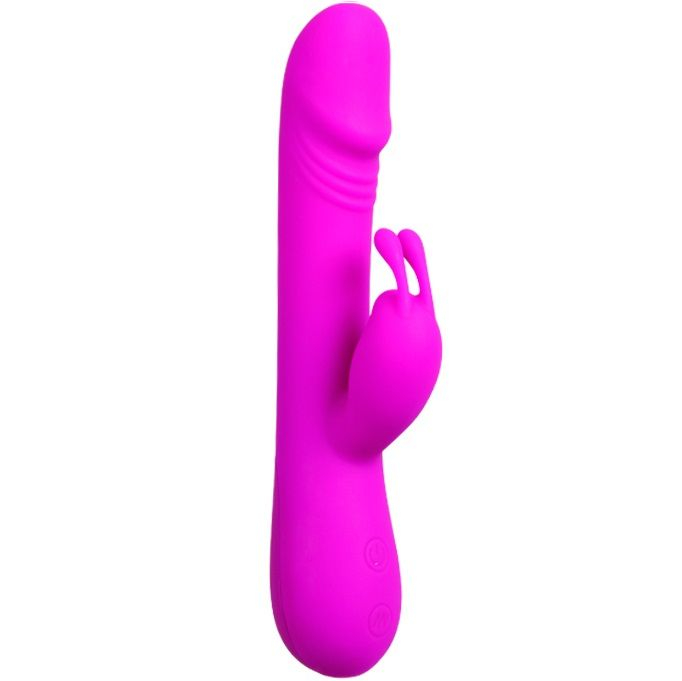 Vibrator Pretty Love Flirtation Clement Vibrator With Rabbit [1]