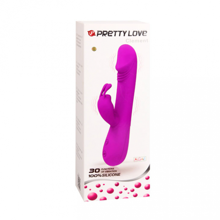 Vibrator Pretty Love Flirtation Clement Vibrator With Rabbit [8]