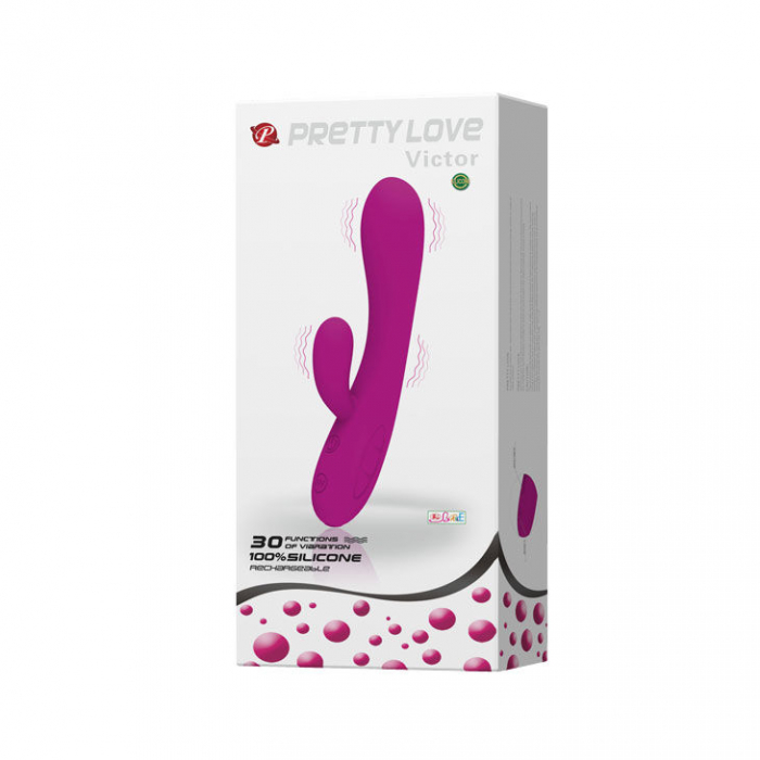 Vibrator Pretty Love Smart Rechargeable Vibrator And Clit Stimulation Victor [10]