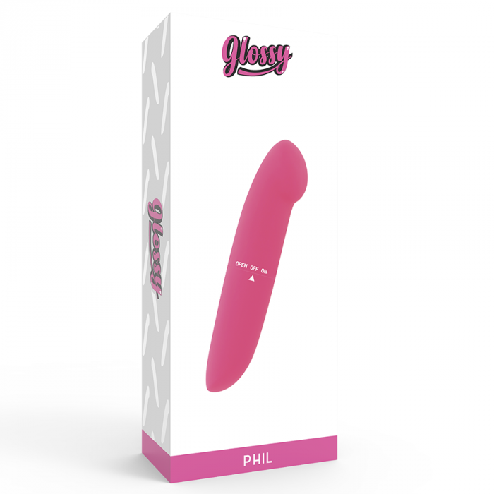 Vibrator Glossy Phil Vibrator Pink [3]