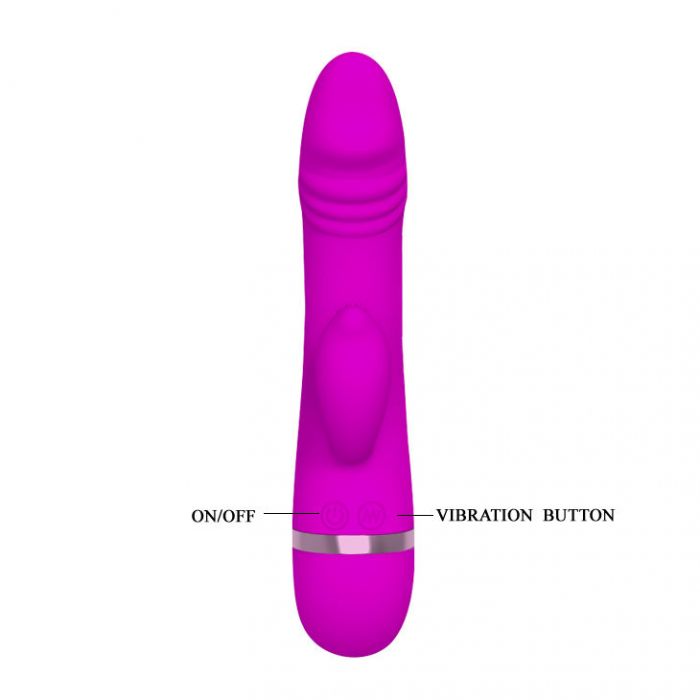 Vibrator Pretty Love Flirtation David Vibrator With Rabbit [5]