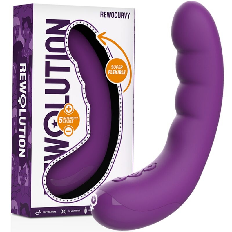 Vibrator Punct G Rewolution Rewocurvy rechargeable flexible vibrator [5]