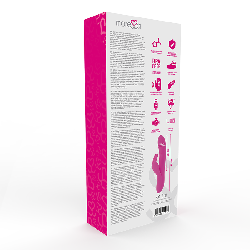 Vibrator Rabbit Moressa Ethan premium silicone rechargeable [2]