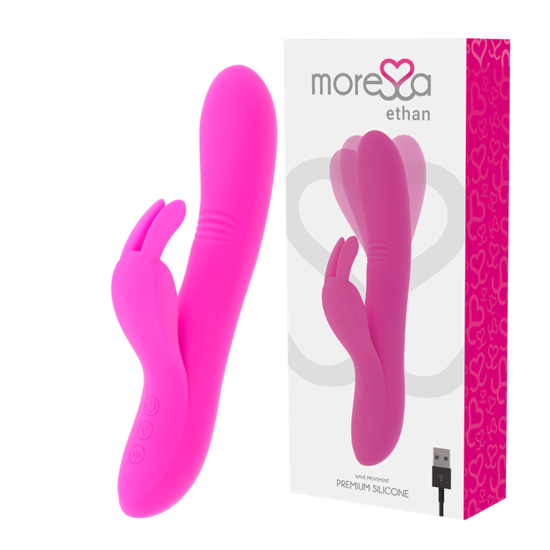 Vibrator Rabbit Moressa Ethan premium silicone rechargeable [5]
