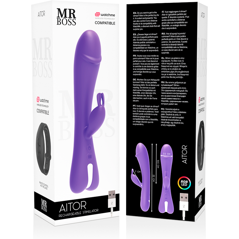 Vibrator Rabbit Mr boss Aitor rabbit compatible with watchme [9]