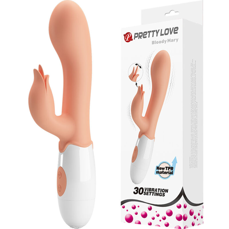 Vibrator Rabbit Pretty Love Bloody Mary Vibrator With Stimulator [2]