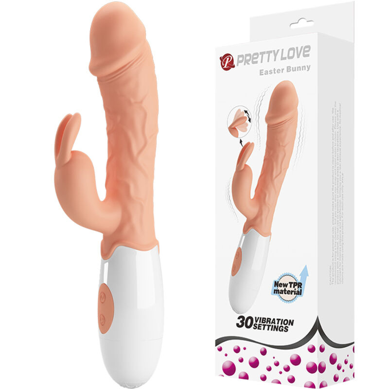 Vibrator Rabbit Pretty Love Easter Bunny Vibrator With Stimulator [4]