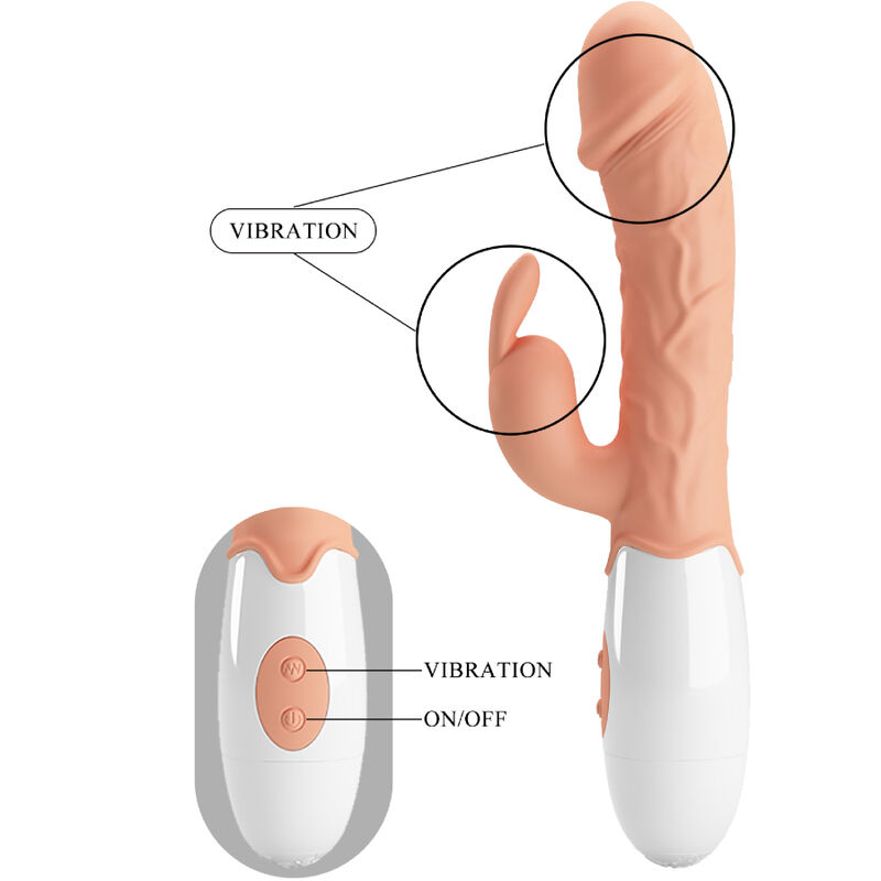 Vibrator Rabbit Pretty Love Easter Bunny Vibrator With Stimulator [9]