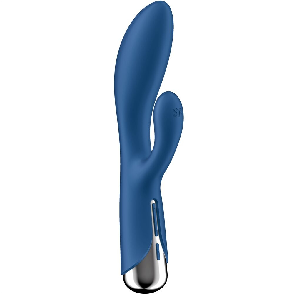 Vibrator Rabbit Satisfyer Spinning Rabbit 1 Clitoris And G-spot Stimulation Blue [4]