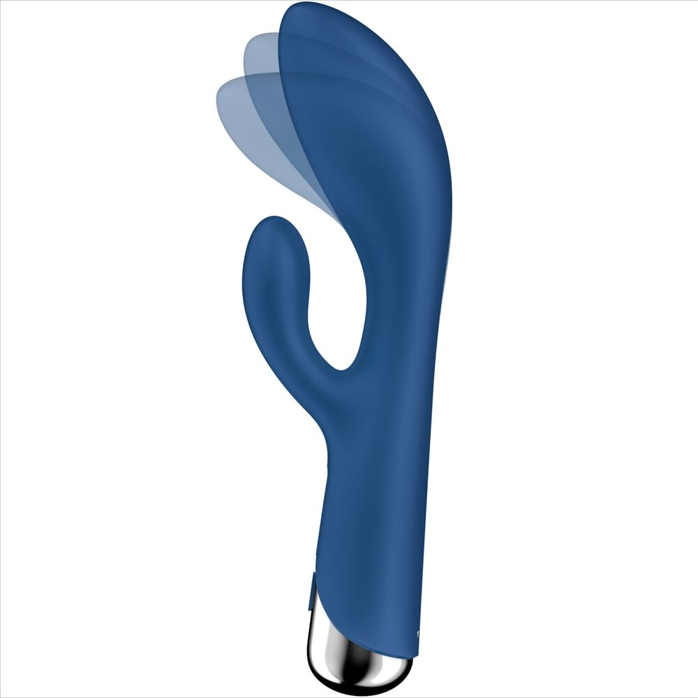 Vibrator Rabbit Satisfyer Spinning Rabbit 1 Clitoris And G-spot Stimulation Blue [7]